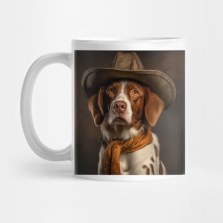 Cowboy Dog - Brittany Mug